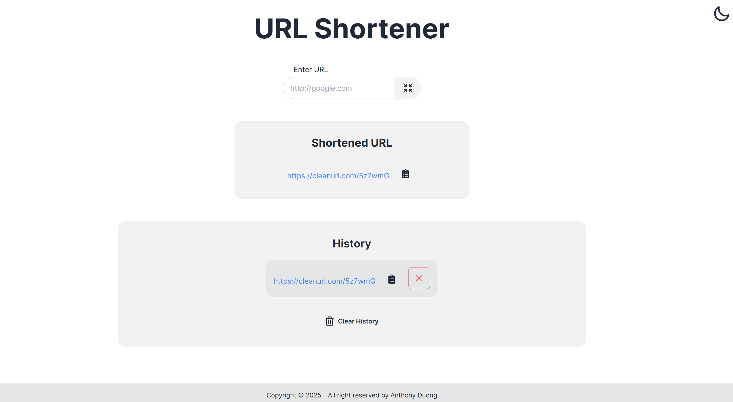 URL Shortener